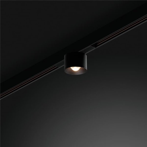 Foco LED de carril PUCK S 48V SHORT, 6W, 810Lm/865Lm/920Lm, 2700K/3000K/4000K - negro/blanco, Regulable DALI/No Regulable