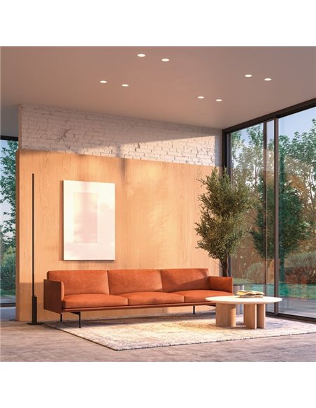 Downlight LED encastrable BUDDY FLOOD, 54º, 4 à 6,6W, 760Lm-1150Lm, 2700K/3000K/4000K/3500K, différentes couleurs