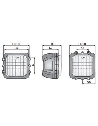 Lampe de Travail Carrée 3000Lm 30W...