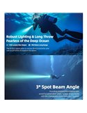 Linterna de Mano LED DL30 Sumergible 100 metros IP68 Alcance 788m 1100 Lúmenes