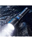 Linterna de Mano LED DL30 Sumergible 100 metros IP68 Alcance 788m 1100 Lúmenes