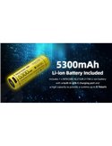 Linterna de Mano LED DL30 Sumergible 100 metros IP68 Alcance 788m 1100 Lúmenes