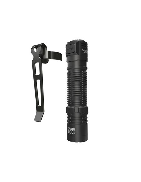 Lanterna de mão LED EDC31 vida útil da bateria de 3500 lúmens 57 horas IP68