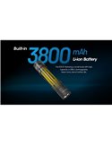 Linterna de Mano LED EDC31 3500 Lúmenes Autonomía Batería 57 horas IP68