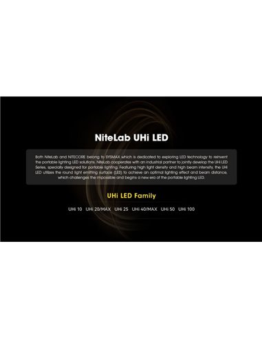 Linterna de Mano LED EDC31 3500 Lúmenes Autonomía Batería 57 horas IP68