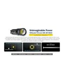 Linterna de Mano LED EDC31 3500 Lúmenes Autonomía Batería 57 horas IP68