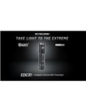 Linterna de Mano LED EDC31 3500 Lúmenes Autonomía Batería 57 horas IP68