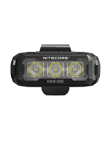 Linterna de Cabeza HA15 UHE LED 400 Lúmenes Alcance 80 metros IP66