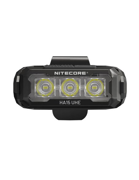 Linterna de Cabeza HA15 UHE LED 400 Lúmenes Alcance 80 metros IP66