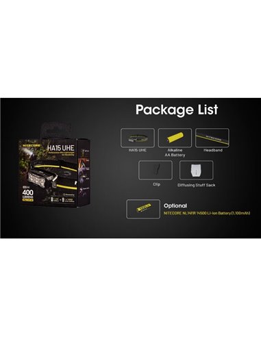 Farol LED HA15 UHE 400 Lumens Alcance 80 metros IP66