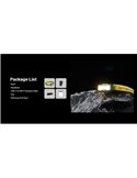 Linterna Frontal LED Ultraligera y Recargable NU27 Alcance 123 metros IP66