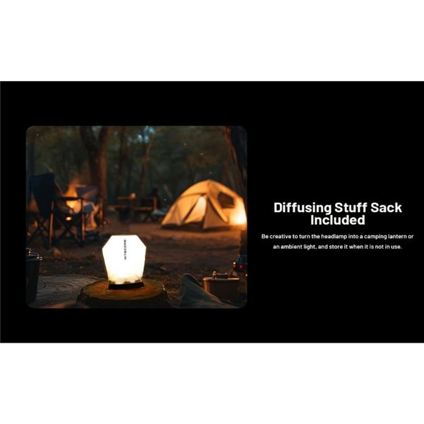 Linterna Frontal LED Ultraligera y Recargable NU27 Alcance 123 metros IP66