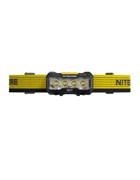Linterna Frontal LED Ultraligera y Recargable NU27 Alcance 123 metros IP66