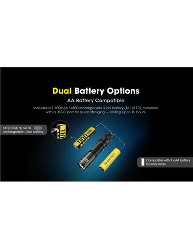 Lampe de poche LED ultralégère et rechargeable MT1A Pro, portée 250 mètres, IP68