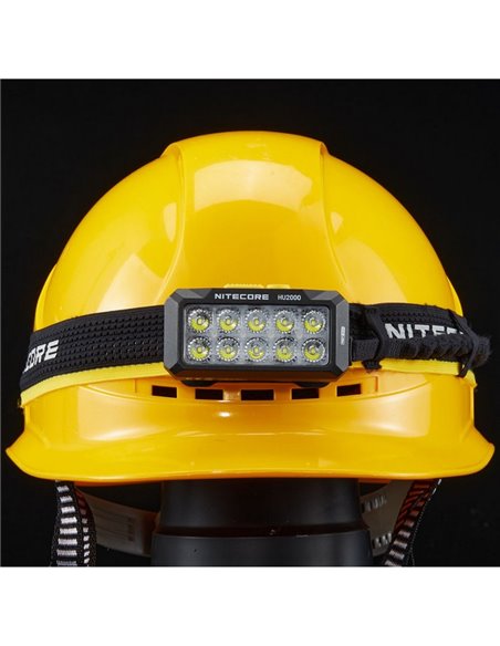 Farol LED HU2000 Muito Potente 2000 Lumens 160 metros Alcance IP68 Submersível