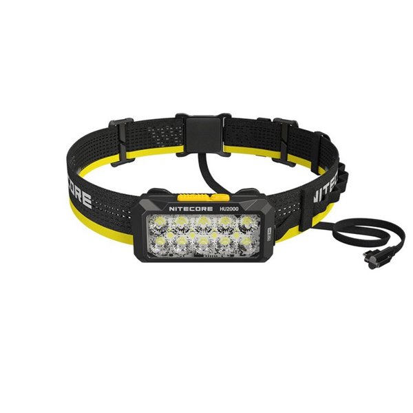 Farol LED HU2000 Muito Potente 2000 Lumens 160 metros Alcance IP68 Submersível