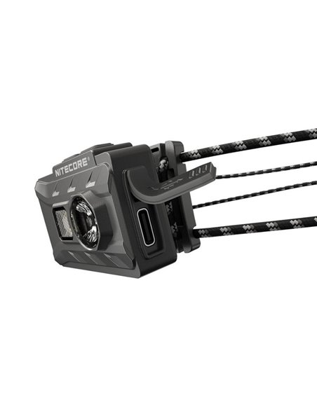 Linterna Frontal LED Ligera NU20 Classic Recargable USB-C Alcance 109 metros IP66