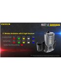 Luz Táctica de Señalización LED NU07 LE 5 colores 50 horas Autonomía Recargable USB-C IP66