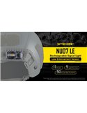 Luz de sinalização LED tática NU07 LE 5 cores 50 horas de autonomia recarregável USB-C IP66
