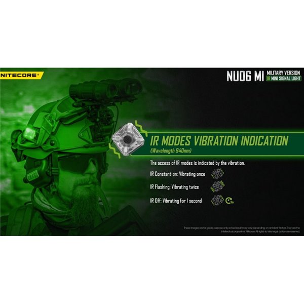 Luz de Señalización LED NU06 MI 3 Colores 75 horas Autonomía Recargable USB-C 