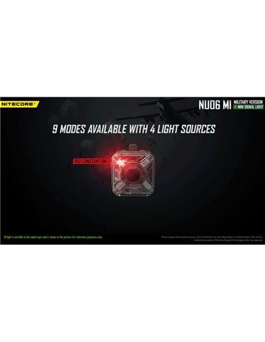 Luz de Señalización LED NU06 MI 3 Colores 75 horas Autonomía Recargable USB-C 