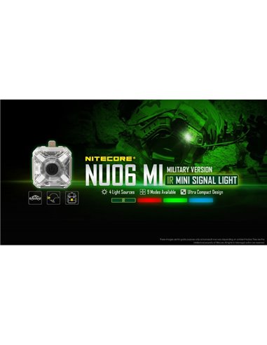 Signal lumineux LED NU06 MI 3 couleurs 75 heures USB-C rechargeable Autonomie