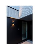 Aplique de pared LED exterior con panel solar frontal BELKA, con luz arriba y abajo, 9W 280Lm, 3000K