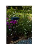 Baliza LED solar con estaca al suelo SPIDO, de diseño elegante negro, 10,5W, 900Lm, 3000K