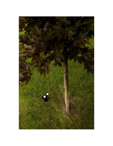 Proyector de suelo LED con panel solar BINGO, con detector de movimiento 8,2W, 800Lm, 5000K