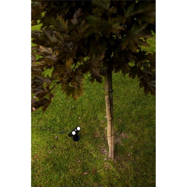 Proyector de suelo LED con panel solar BINGO, con detector de movimiento 8,2W, 800Lm, 5000K