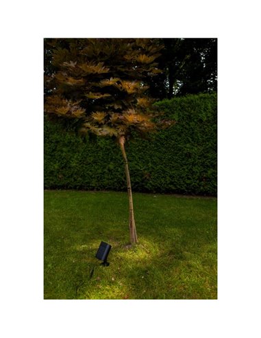 Proyector de suelo LED con panel solar BINGO, con detector de movimiento 8,2W, 800Lm, 5000K