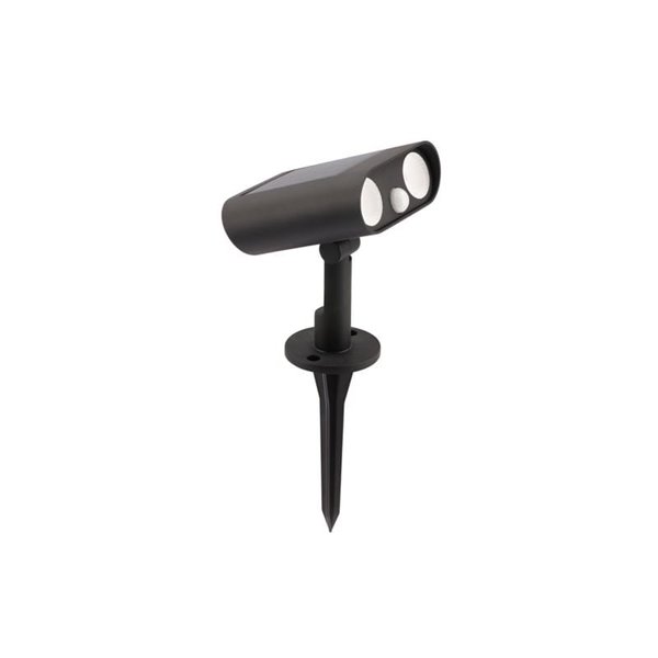 Projecteur de sol LED avec panneau solaire BINGO, avec détecteur de mouvement 8,2W, 800Lm, 5000K