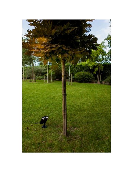 Projetor de chão LED com painel solar BINGO, com detector de movimento 8,2W, 800Lm, 5000K