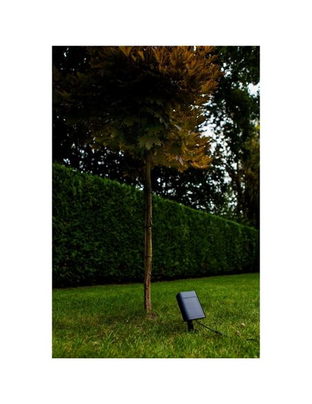 Projetor de chão LED com painel solar BINGO, com detector de movimento 8,2W, 800Lm, 5000K