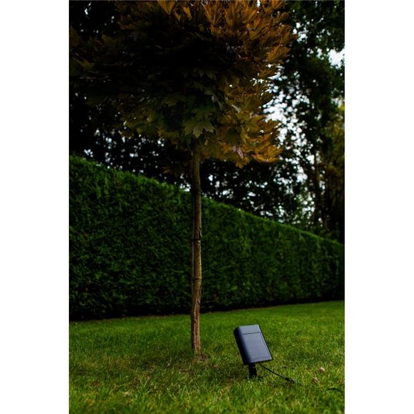 Proyector de suelo LED con panel solar BINGO, con detector de movimiento 8,2W, 800Lm, 5000K