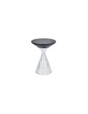 Luz LED portátil de mesa solar MIYI, diseño elegante en cristal con panel solar, 3,8W 300Lm, 3000K