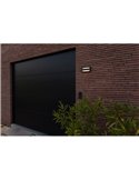 Aplique LED de pared doble con panel solar y sensor PIR, BARLO, 8,2W 950Lm, 4000K, gris oscuro
