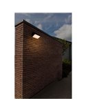 Aplique LED de pared AERO con panel solar y sensor de moviemiento, 8,6W 940Lm, 4000K, negro