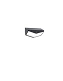 Aplique de pared LED, solar con sensor PIR, WINGS, negro, 3,7W 500Lm, 5000K