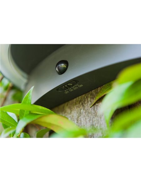 Aplique LED semicircular com sensor PIR, VYZOR, 7W 1000Lm, 4000K, cinza