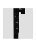 Lámpara de salón LED de metal negro con brazo lector, VINET 30+6W, 3000Lm, CCT 2700K/4000K/6500K, con mando a distancia imantado