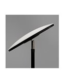 Lámpara de salón LED de metal negro con brazo lector, VINET 30+6W, 3000Lm, CCT 2700K/4000K/6500K, con mando a distancia imantado