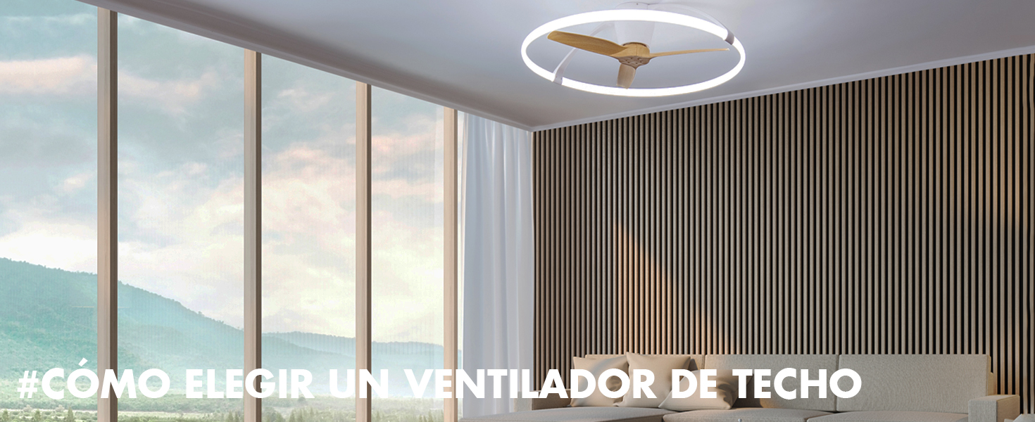 Cómo elegir un ventilador de techo
