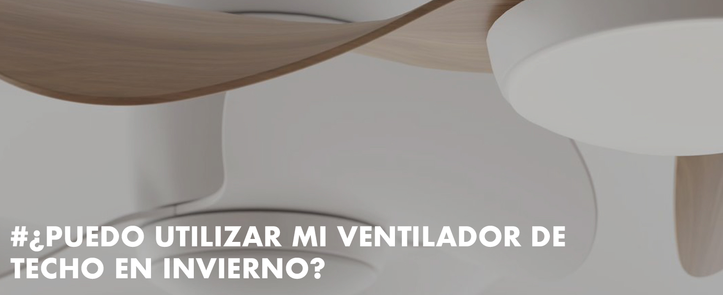 ¿Puedo utilizar mi ventilador de techo en invierno?