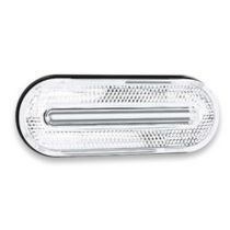 Weiße Gálibo-Rücklichter. Vorn