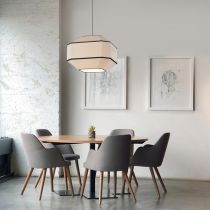 Deckenlampen aus Stoff