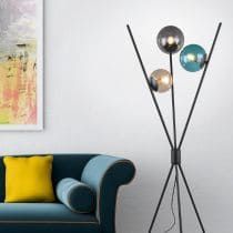 Lampadaires bleus