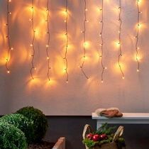 Weihnachtslichtervorhang