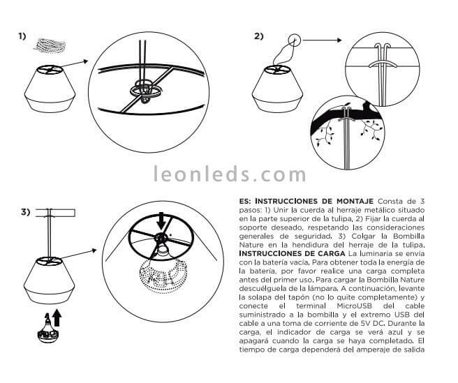 Instrucciones de montaje y carga